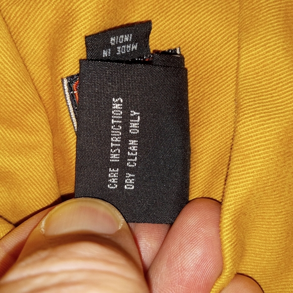 Braefair reversible wool coat size small yellow and grey. - Picture 10 of 11